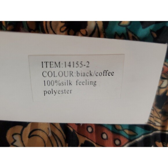 Vivi Designs One Size V-Neck Dolman Sleeve Paisley Kimono Bohemian Artsy Gypsy - Picture 9 of 10